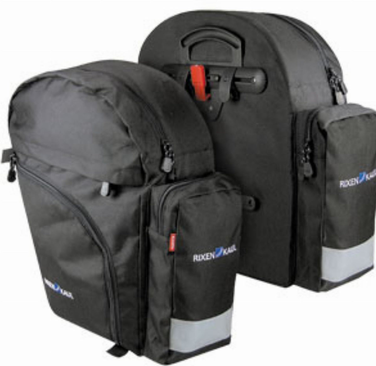 KLICKfix Backpack Packtaschen schwarz 21 L + 21 L