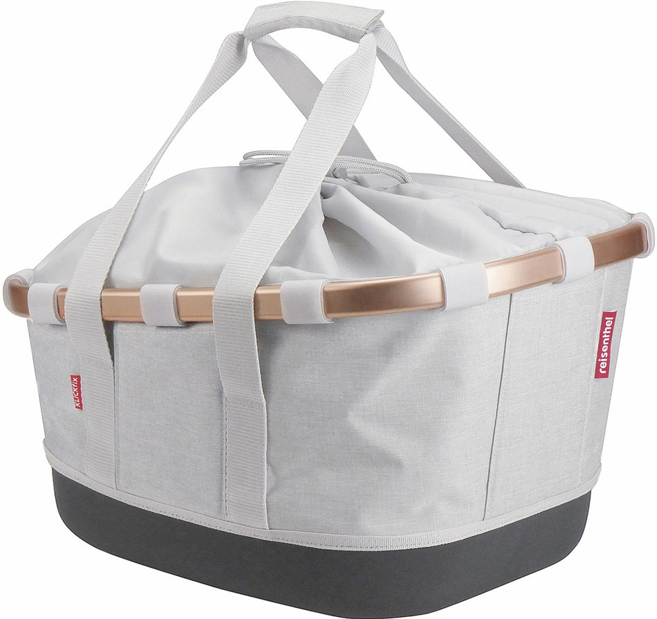 KLICKfix Bikebasket GT mit Uniklip 2 Gepäckträgertasche twist sky rose 21 L