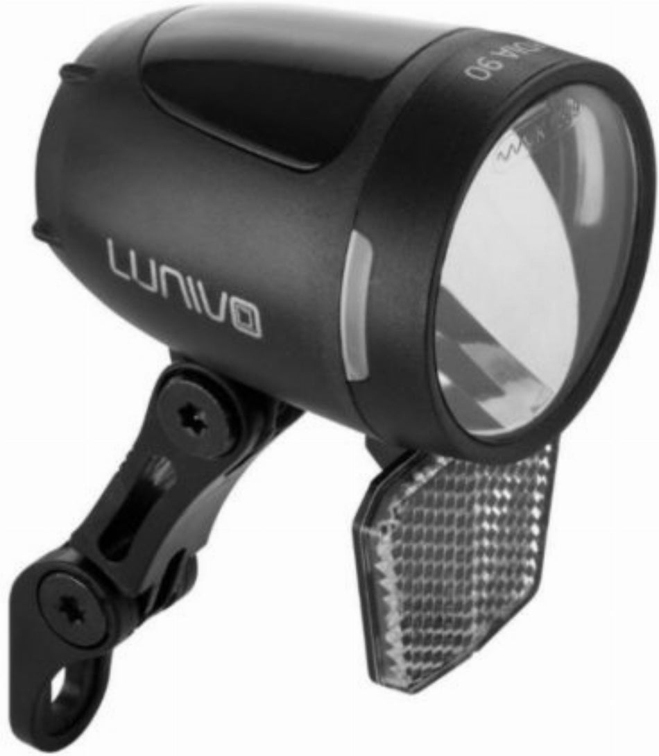 Lunivo e-DIA F90 E-Bike Scheinwerfer mit 90 Lux schwarz