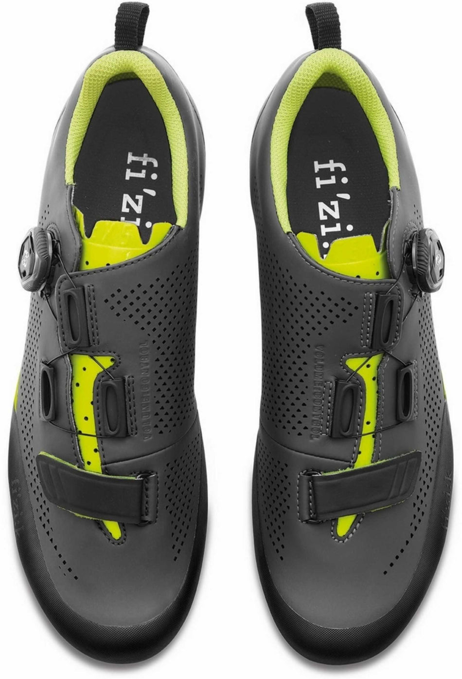 Fizik Terra X5 MTB-Schuhe grau/gelb fluo