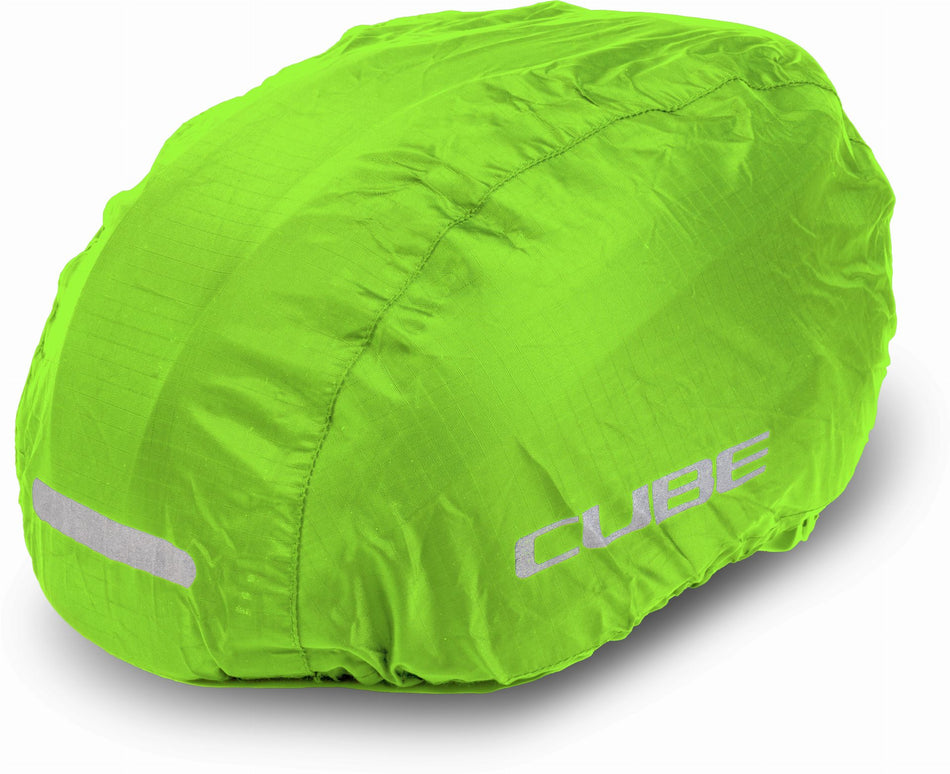 Cube Helm Regenüberzug green