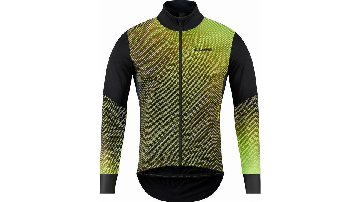 Cube Blackline Softshelljacke Safety black ́n ́neon yellow - M