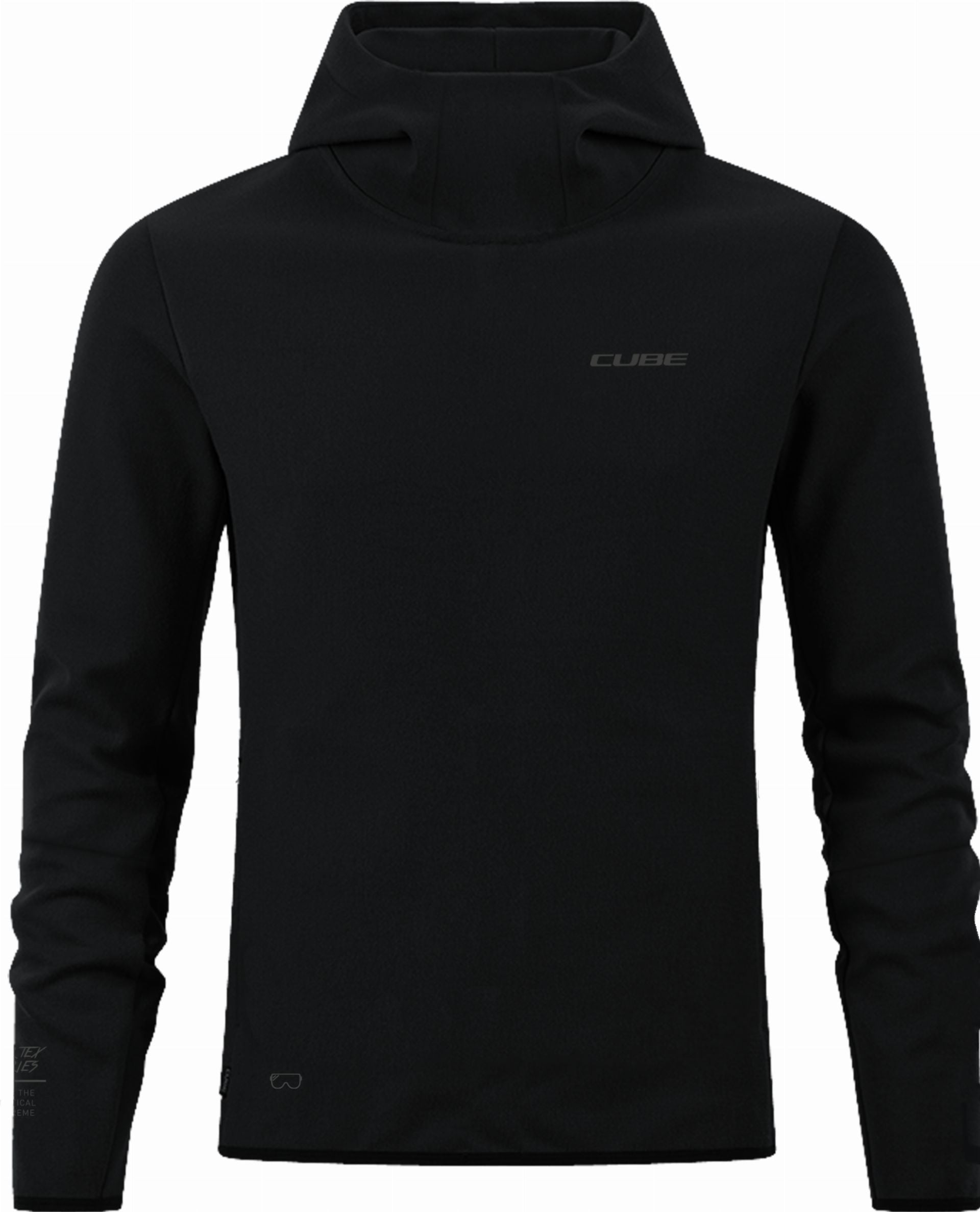 Cube Vertex Hoodie black - L