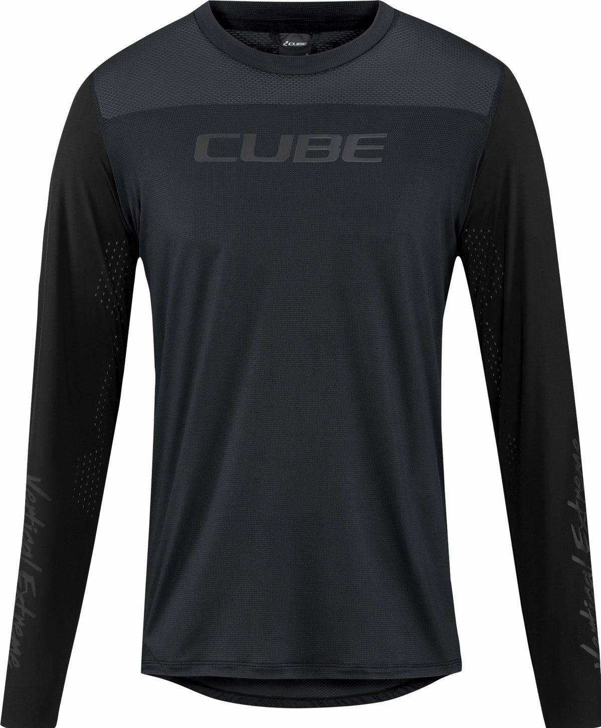 Cube Vertex Rundhalstrikot Pro Langarm black - M