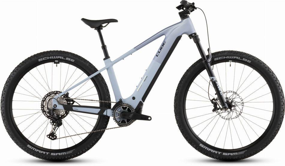Cube Reaction Hybrid SLX 800 Wh E-Bike Hardtail Diamant gauzegrey´n´iceblue