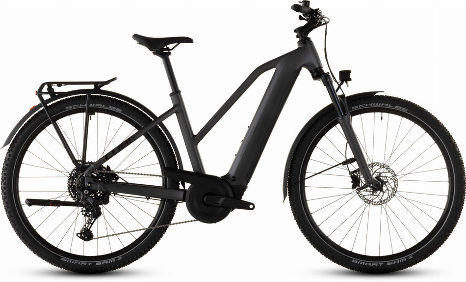 Cube Nuride Hybrid Performance 600 Wh E-Bike Trapeze 28" slapgrey´n´black