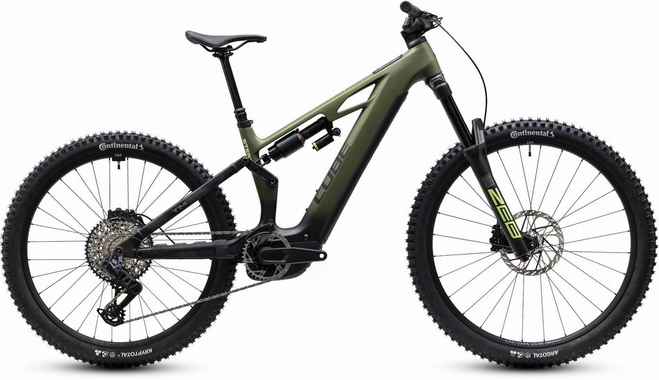 Cube Stereo Hybrid One77 HPC TM 800 Wh E-Bike Fully 29"/27,5" reedgreen´n´gills