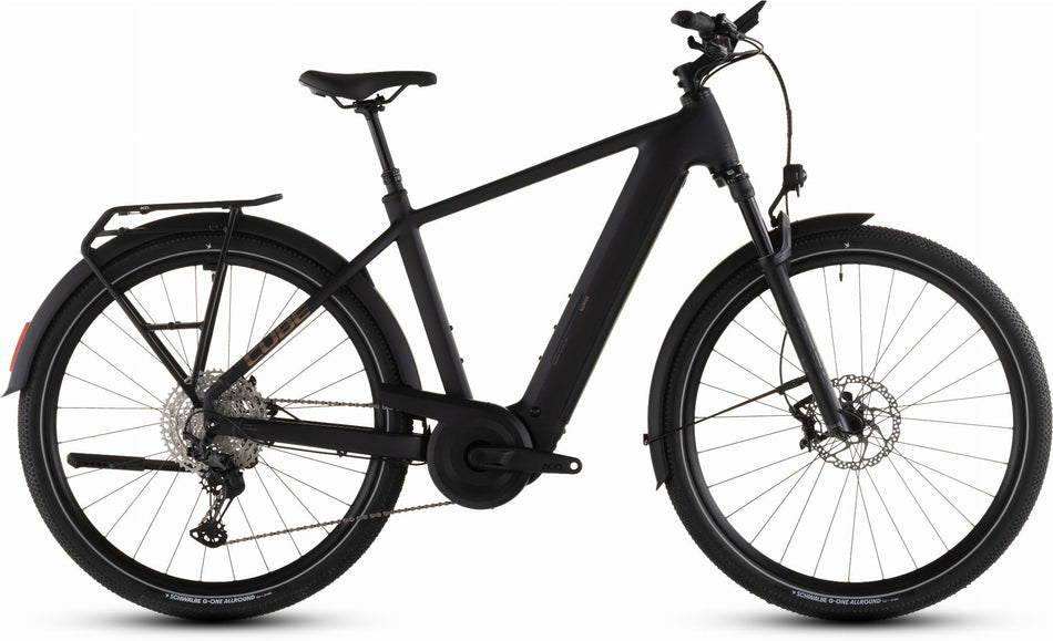 Cube Nuride Hybrid SLX 800 Wh E-Bike Diamant 28" black´n´gold