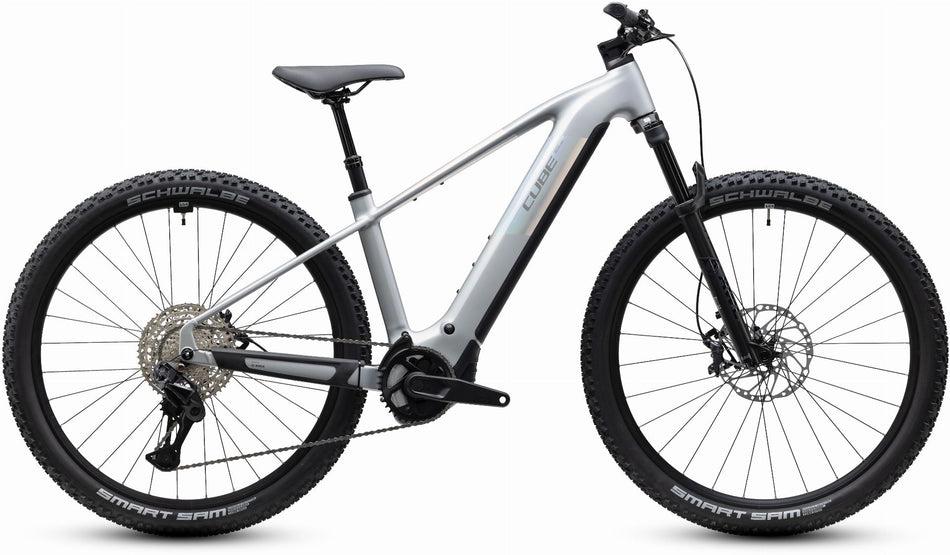 Cube Reaction Hybrid SLX 800 Wh E-Bike Hardtail Diamant platinum´n´reflex