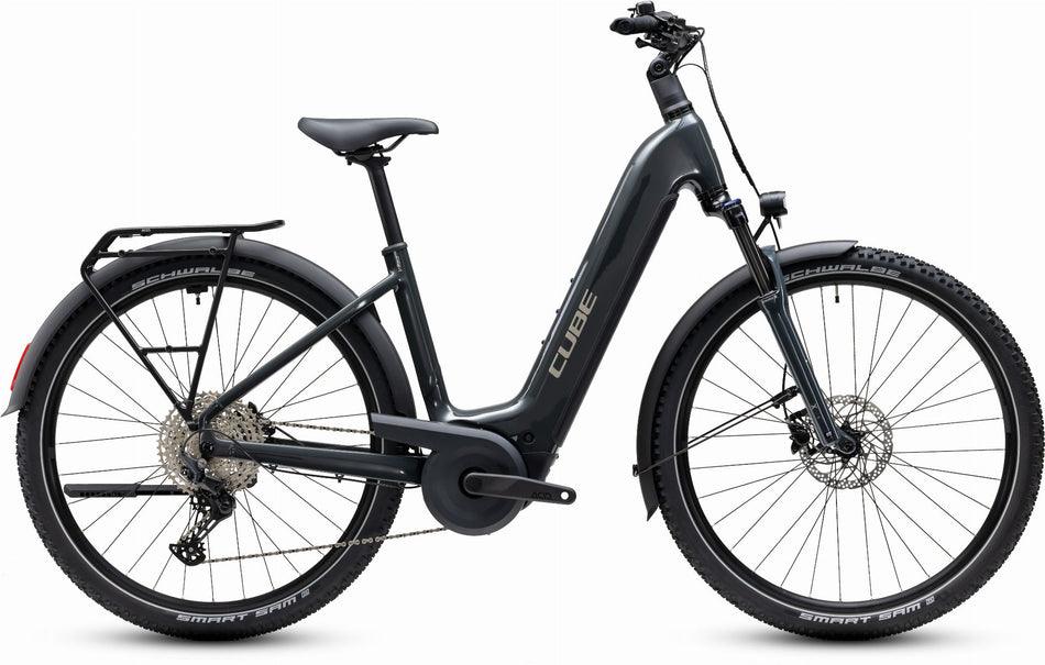 Cube Nuride Hybrid Performance 720 Wh E-Bike Easy Entry 28" shadowgrey´n´grey