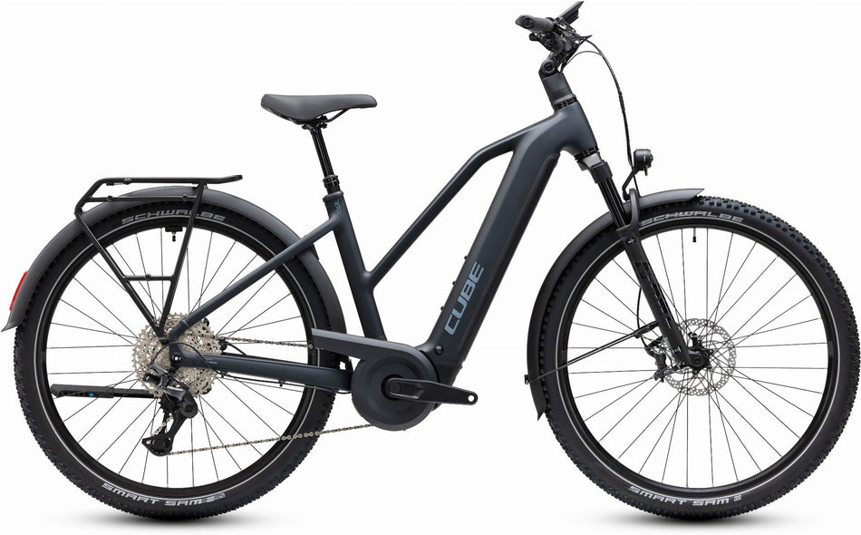 Cube Nuride Hybrid EXC 800 Wh E-Bike Trapeze 28" coal´n´chrome