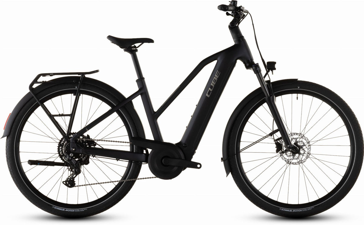 cube touren e bike Cube Touring Hybrid One 600 Wh E-Bike Trapeze 28" coal´n´chrome – Biketech24