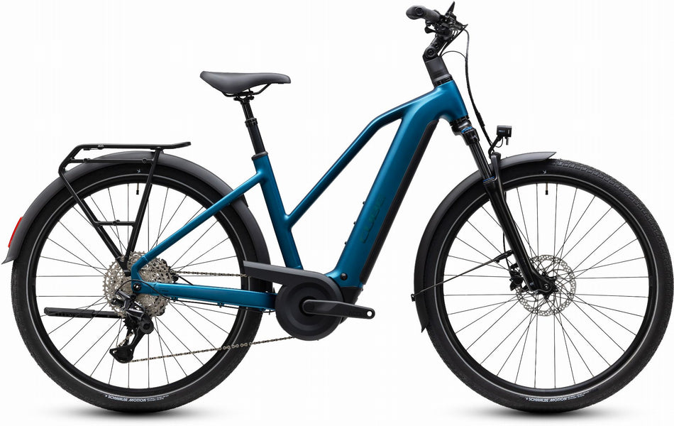 Cube Touring Hybrid Pro 800 Wh E-Bike Trapeze 28" electricblue´n´prizm