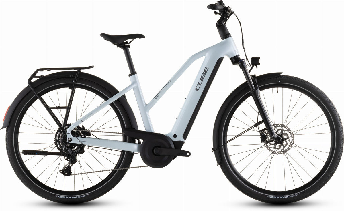 cube e bike damen 2021 Cube Touring Hybrid One 600 Wh E-Bike Trapeze 28" glacier´n´reflex – Biketech24