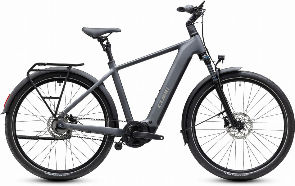 Cube Touring Hybrid Deluxe SLX 800 Wh E-Bike Diamant 28" slabgrey´n´chrome