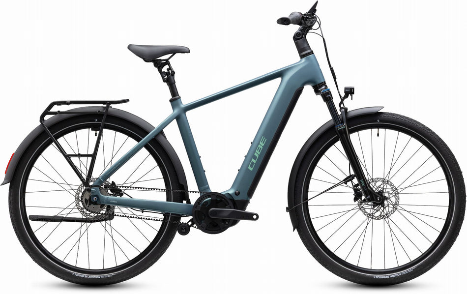 Cube Touring Hybrid Deluxe SLX 800 Wh E-Bike Diamant 28" greengranit´n´green