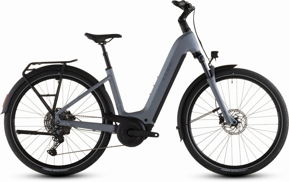 Cube Touring Hybrid Pro 800 Wh E-Bike Easy Entry 28" pearlgrey´n´grey
