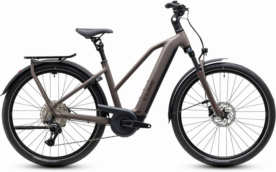 Cube Kathmandu Hybrid One 800 Wh E-Bike Trapeze 28" cedar´n´chrome