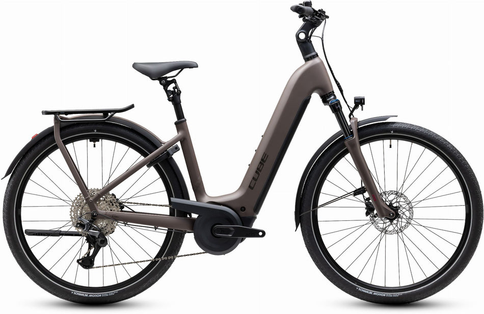 Cube Kathmandu Hybrid One 800 Wh E-Bike Easy Entry 28" cedar´n´chrome