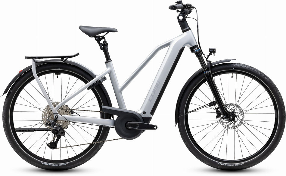 Cube Kathmandu Hybrid One 800 Wh E-Bike Trapeze 28" silverstar´n´reflex