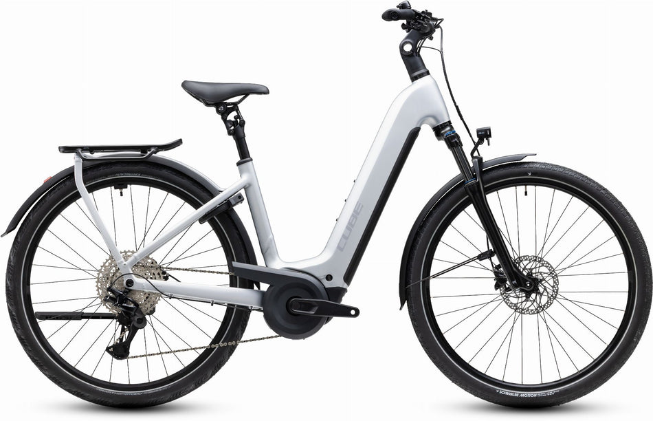 Cube Kathmandu Hybrid One 800 Wh E-Bike Easy Entry 28" silverstar´n´reflex