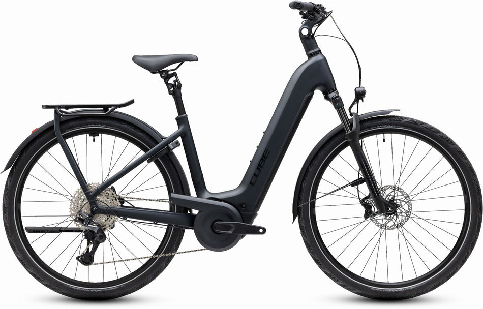 Cube Kathmandu Hybrid Pro 800 Wh E-Bike Easy Entry 28" coal´n´black