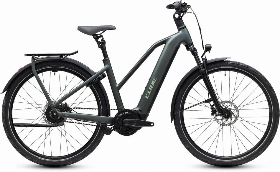 Cube Kathmandu Hybrid Deluxe Pro 800 Wh E-Bike Trapeze 28" blackforest´n´chrome