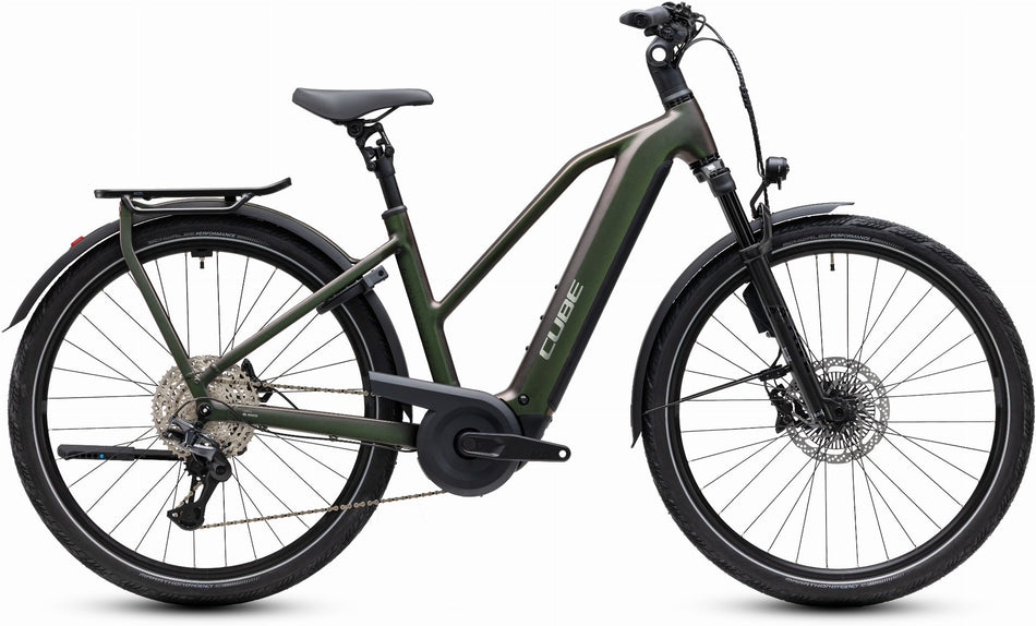 Cube Kathmandu Hybrid EXC 800 Wh E-Bike Trapeze 28" stellar´n´chrome