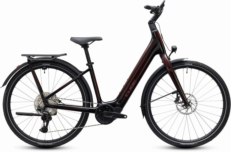 Cube Kathmandu Hybrid C:62 SLX 400X Wh E-Bike Easy Entry 28" liquidred´n´red