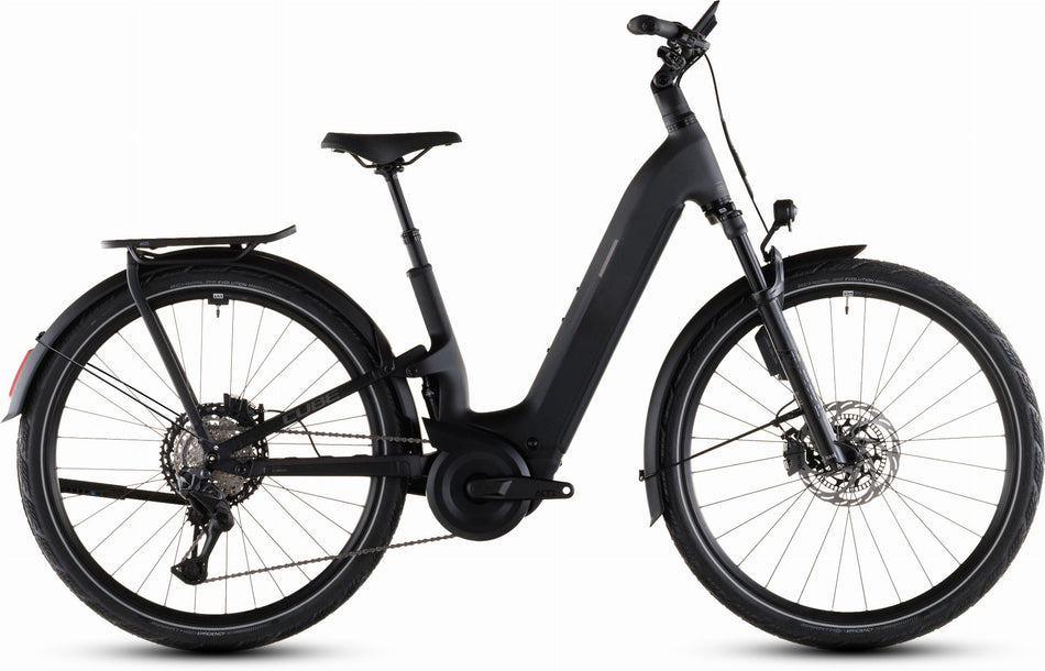 Cube Kathmandu Hybrid One11 HPC SLT 800 Wh E-Bike Easy Entry 28" carbon´n´silverdust