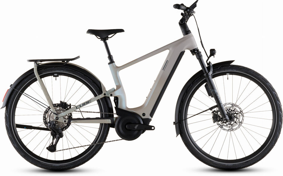 Cube Kathmandu Hybrid One11 HPC SLT 800 Wh E-Bike Diamant 28" glintsand´n´oatgrey