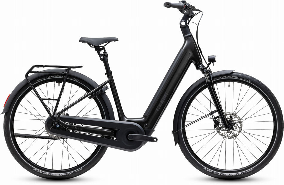 Cube Supreme Hybrid Comfort One 600 Wh E-Bike Easy Entry gunmetal´n´reflex