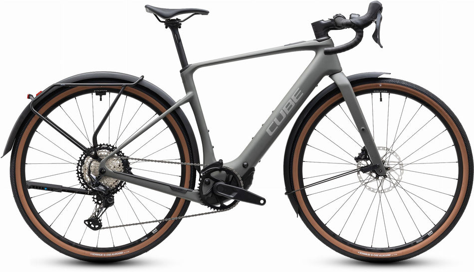 Cube Nuroad Hybrid C:62 Race FE 400X Wh E-Gravel Rad Diamant 28" oldgrey´n´grey