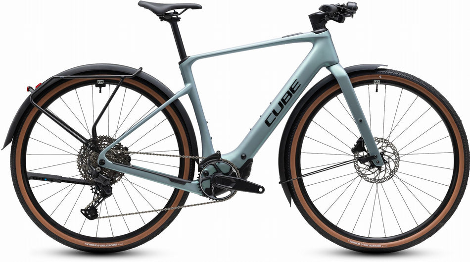 Cube Nulane Hybrid C:62 Race FE 400X Wh E-Gravel Rad Diamant 28" seagrey´n´black