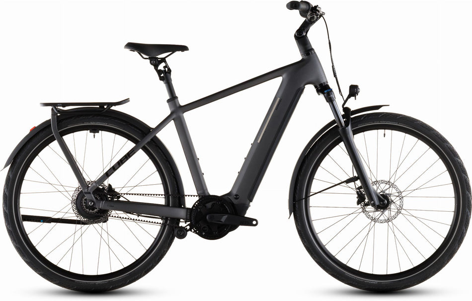 Cube Kathmandu Hybrid Comfort Pro 800 Wh E-Bike Diamant 28" slabgrey´n´black