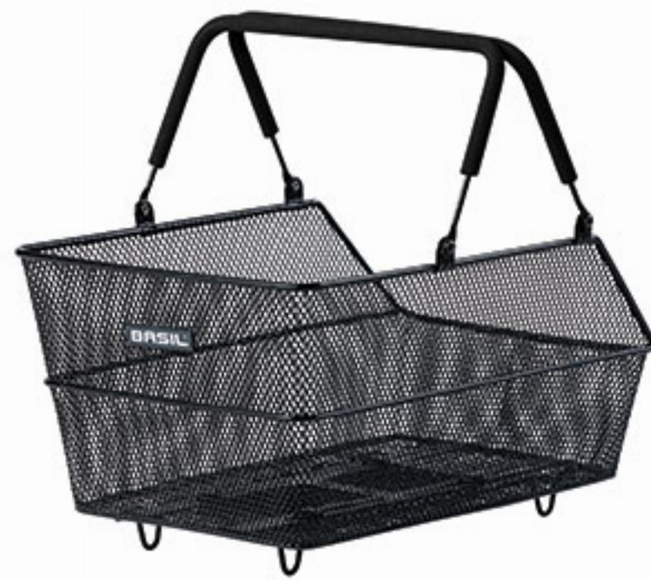 B-Ware - Basil Cento S Mik Gepäckträgerkorb schwarz (Gebrauchtware)