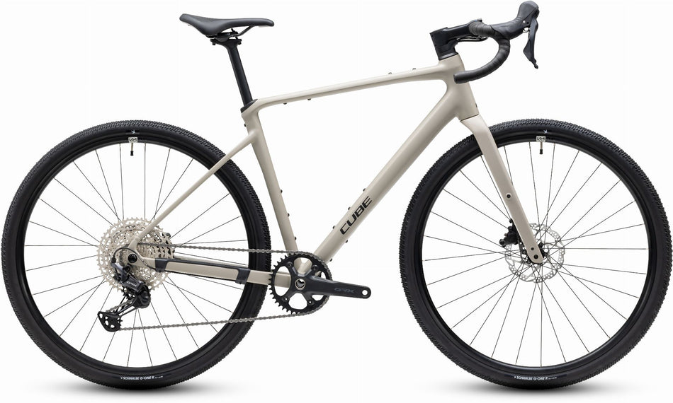 Cube Nuroad EX Gravelbike Diamant oatgrey´n´black