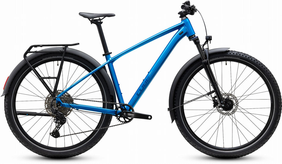 Cube Aim Pro FE MTB-Hardtail Diamant topasblue´n´blue