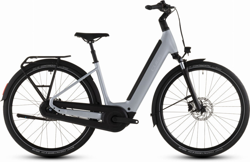 Cube Supreme Hybrid Comfort One 600 Wh E-Bike Easy Entry foggrey´n´reflex