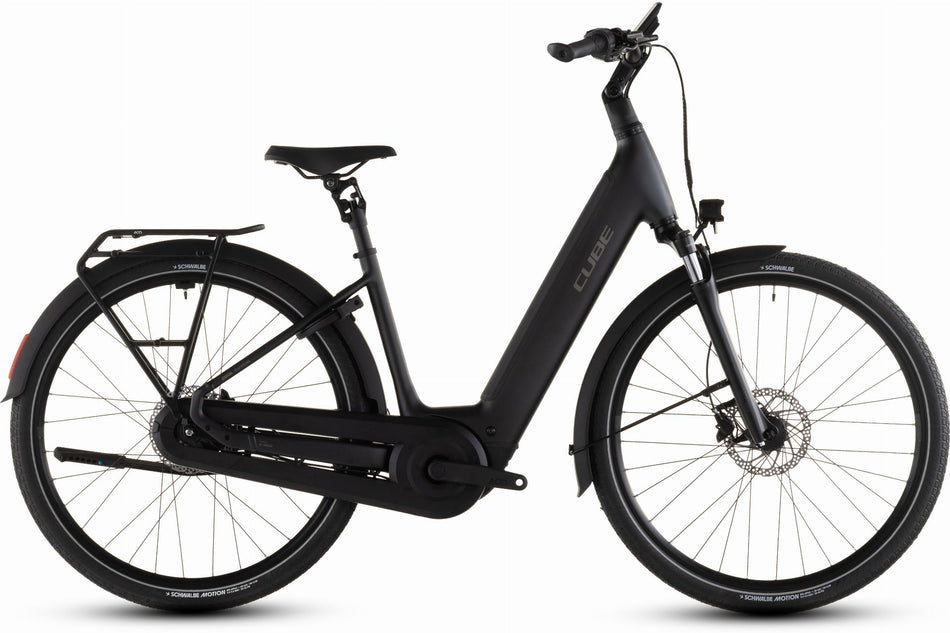 Cube Supreme Hybrid Comfort Pro 600 Wh E-Bike Easy Entry grey´n´chrome