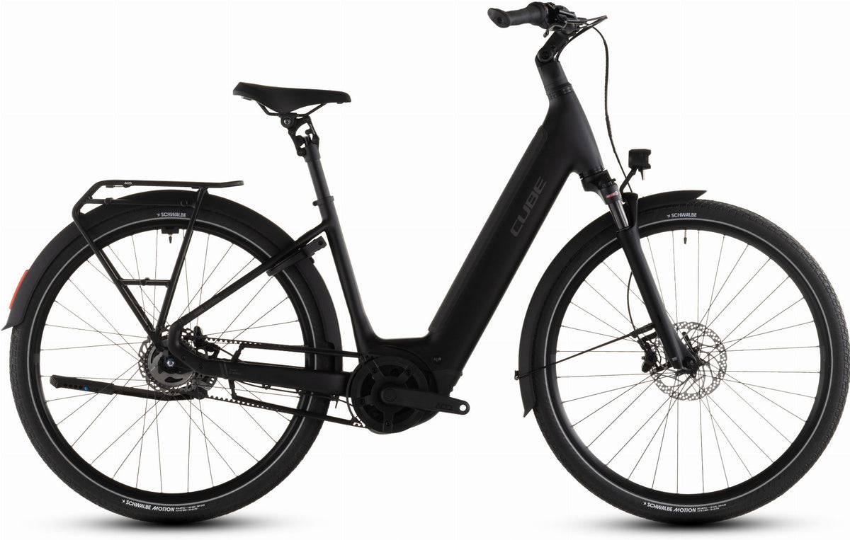 e bike damen cube Cube Supreme RT Hybrid Deluxe EX 600 Wh E-Bike Easy Entry black´n´chro – Biketech24
