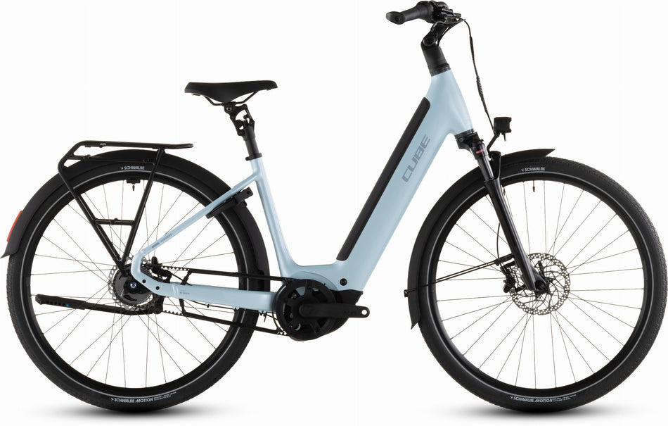 Cube Supreme RT Hybrid Deluxe EX 600 Wh E-Bike Easy Entry airygreen´n´prism