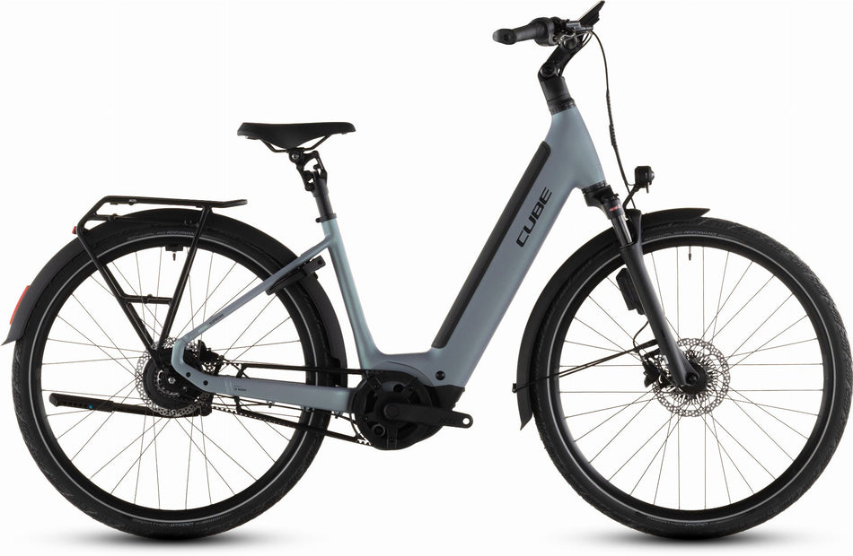 Cube Supreme Hybrid Deluxe SLX ABS 600 Wh E-Bike Easy Entry seagrey´n´black