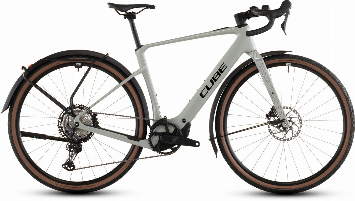 cube gravel bike zubehör Cube Nuroad Hybrid C:62 Race FE 400 Wh X E-Gravel Rad Diamant 28" reed – Biketech24