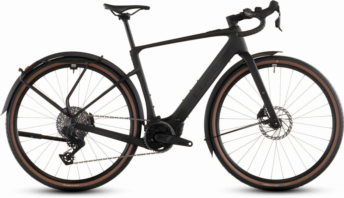 cube fahrrad schwarz matt Cube Nuroad Hybrid C:62 EXC FE 400 Wh X E-Gravel Rad Diamant 28" black – Biketech24