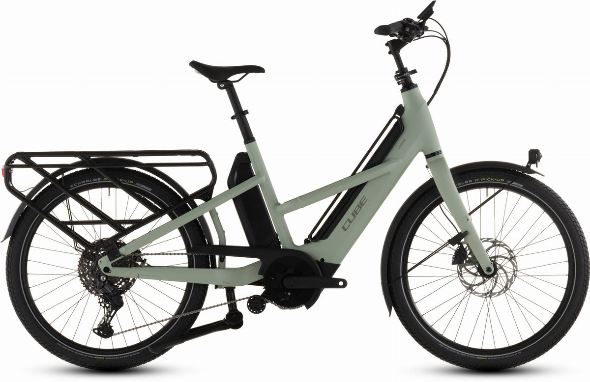lastenrad mountainbike Cube Longtail Hybrid 800 Wh E-Lastenrad 26" pea´n´reflex one size – Biketech24