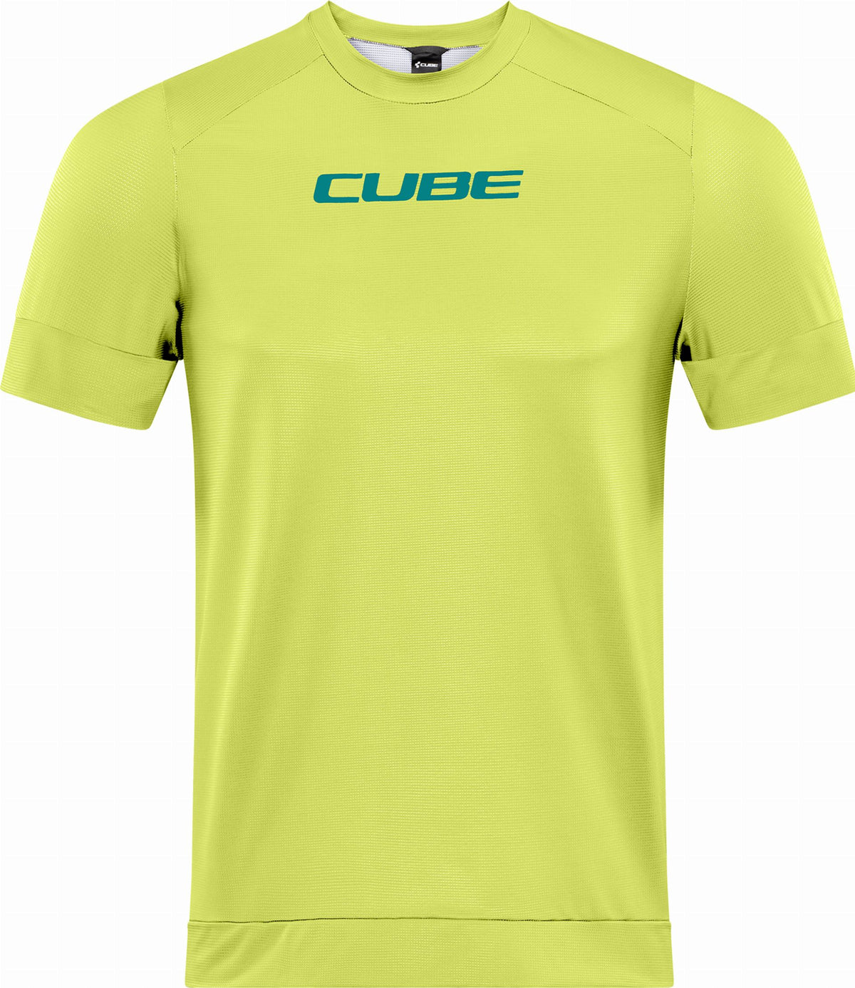 Cube ATX Rundhalstrikot Kurzarm lime - L