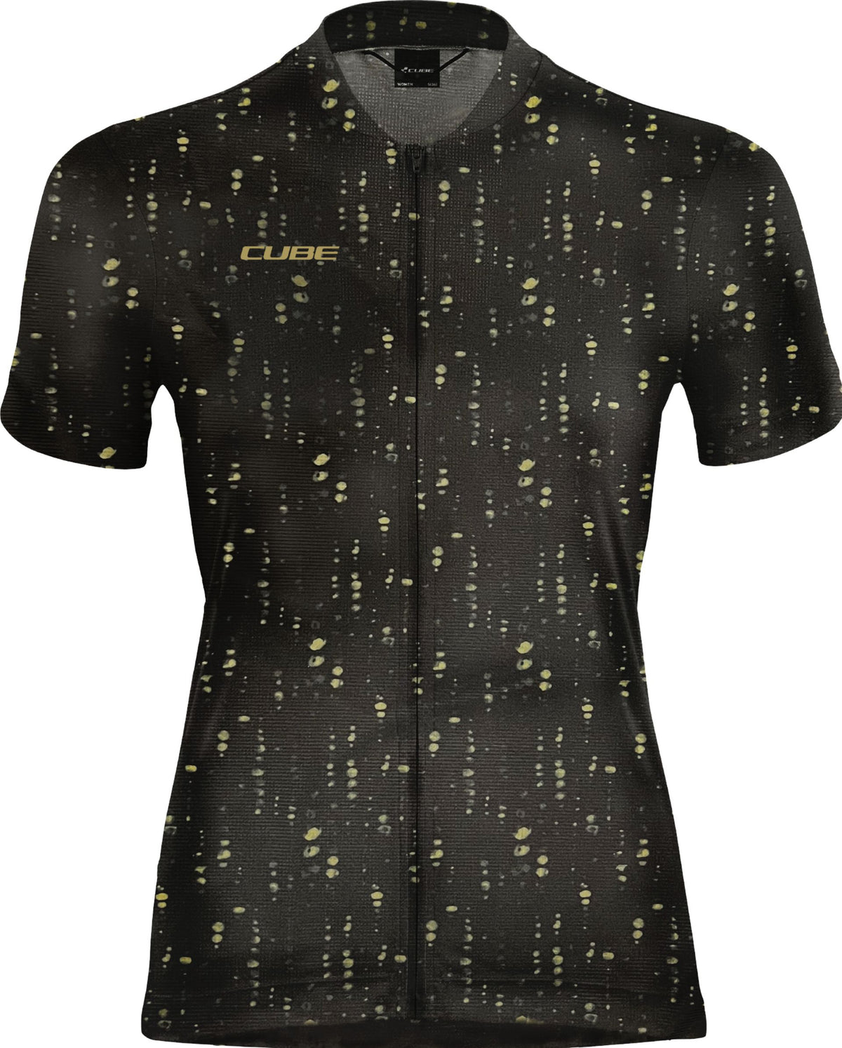 Cube ATX WS Trikot Full Zip CMPT Kurzarm black pattern - S (36)