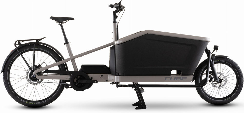 Cube Cargo Hybrid Comfort Pro 800 Wh E-Lastenrad 26"/20" oatgrey´n´reflex one size