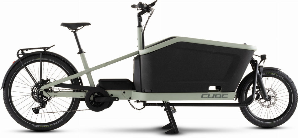 Cube Cargo Hybrid 800 Wh E-Lastenrad 26"/20" pea´n´reflex one size